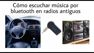 Dispositivo  Adaptador Bluetooth para radio de coches y Equipos de Sonido antiguos  Aux B01