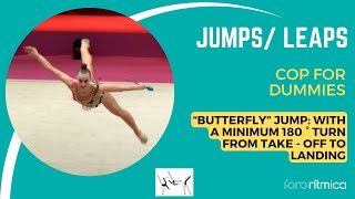 JUMPS in Rhythmic Gymnastics: Butterfly Jump