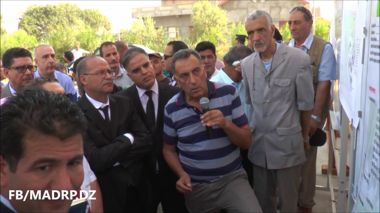 زيارة الوزير بوعزغي للمستثمرة الفلاحية لتربية الابقار 