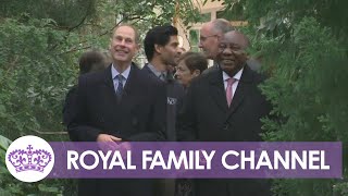 Prince Edward and President of SA Visit Kew Gardens