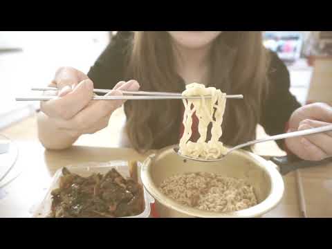 ASMR 라면과 갓김치를 냠냠 (노토킹 / No talking)