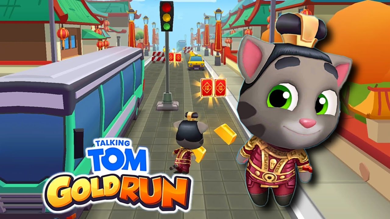 Talking Tom Gold Run Fortune Festival Ancient China General Tom