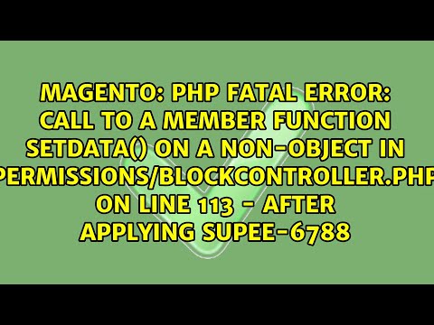 PHP Fatal error: Call to a member function setData() on a non-object in...
