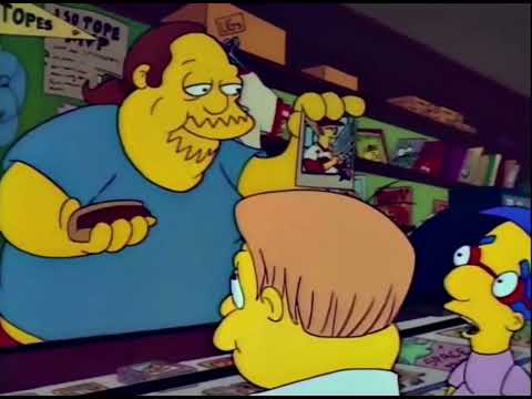 Comic book guy says freaking kids