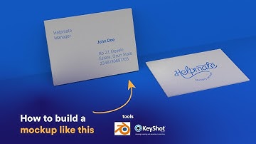 How to build a realistic business card mock up - Part 1