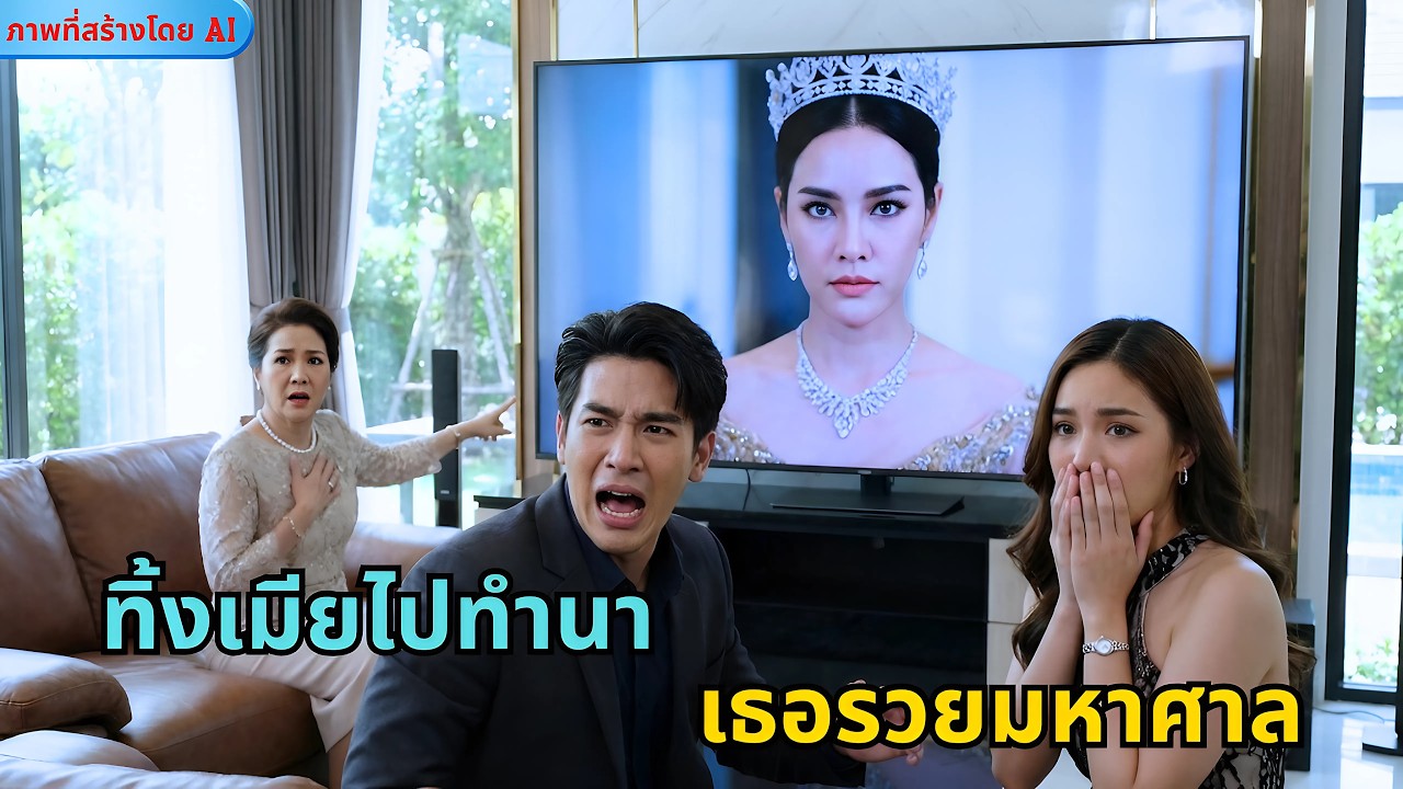 ทิ้งเมียให้ไปทำนา 3 ปีต่อมา... เธอออกทีวีรับตำแหน่งทายาทมหาเศรษฐีไทย!(เรื่องแต่งโดย AI)