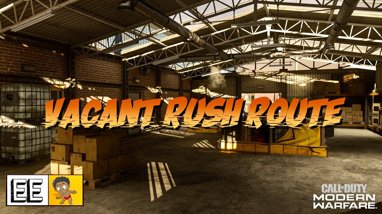 BEST Modern Warfare Search and Destroy Rush Route On Vacant!