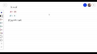 Assume the random variable X is normally distributed with mean p= 50 and standard deviation 6 = 7 .…