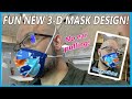 NEW Super-Comfortable Reversible Mask with NO EAR PRESSURE!!! Great for hearing aid wearers!