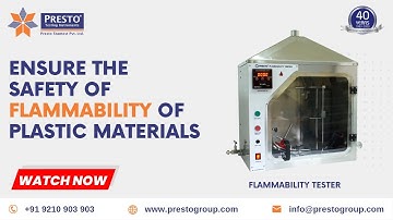Flammability Tester | Presto Group