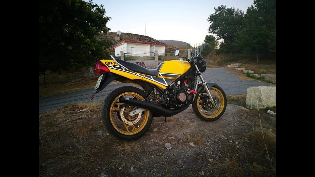 GR PIPES FOR YAMAHA RD350 (31K VERSION) Mild steel powder coating black