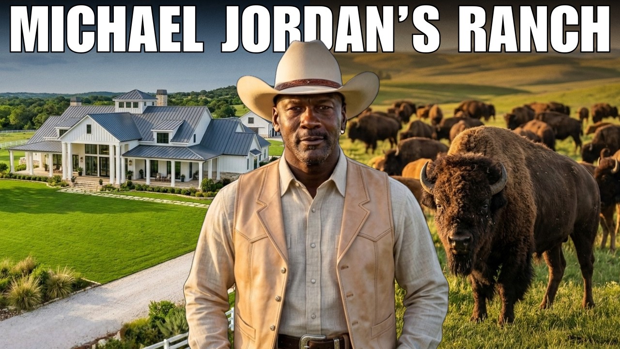 Inside Michael Jordan's MASSIVE Carolina Ranch...He OWNS A City