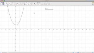 GeoGebra Tutorial - Tracing objects no 1