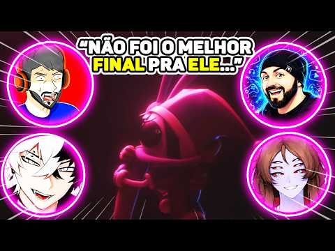 YOUTUBERS get EMOTIONAL at the SADDEST SCENE from the END of THE AMAZING DIGITAL CIRCUS EPISODE 9...
