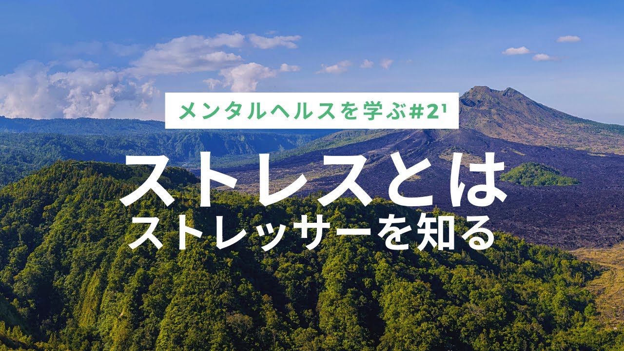 【ストレスマネジメント】ストレスとは（前編）ーストレスマネジメントに必要な２つのこと《ストレッサーを知る》