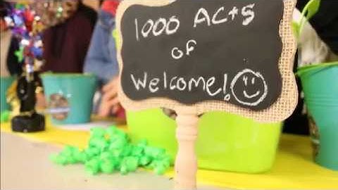 1000 acts of welcome- Affaf Khan