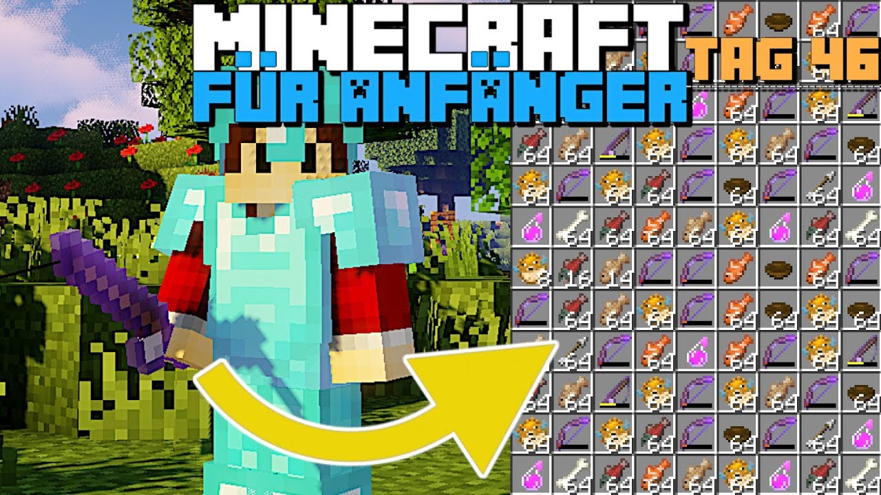 Wie baut man eine Fischfarm in Minecraft 1.14 | Minecraft für Anfänger Tag 46