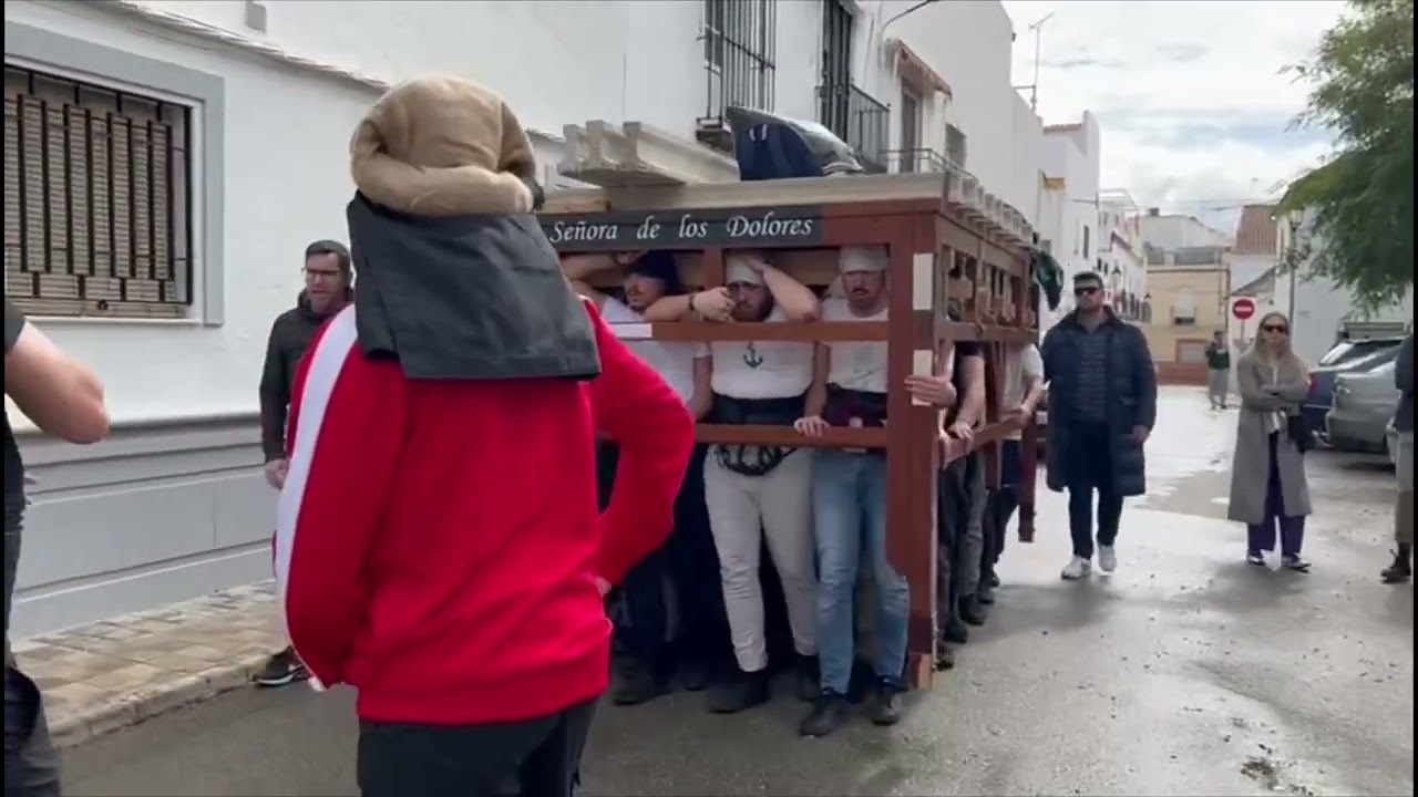 Ensayo 3º Cuadrilla Ntra. Señora de los Dolores . Hermandad Vera+Cruz. Utrera. 25-02-2024.