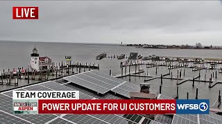 United Illuminating works to patch up shoreline power outages