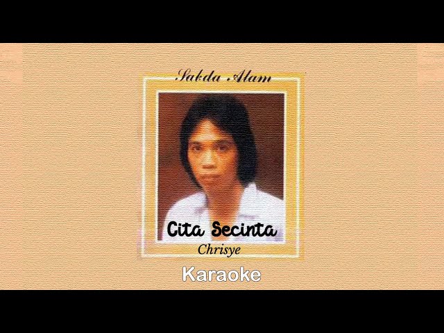 Cita Secinta (Chrisye) - Karaoke class=