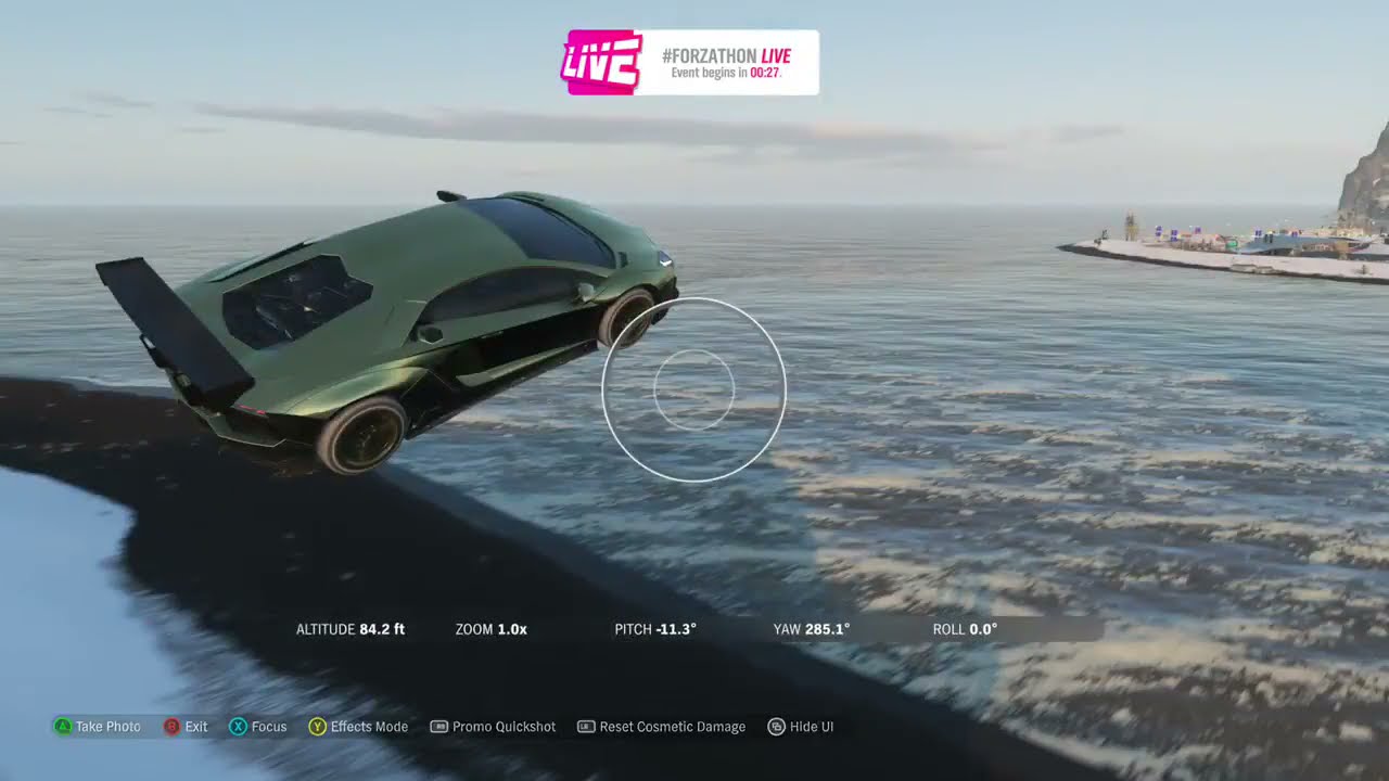 how to start forzathon live