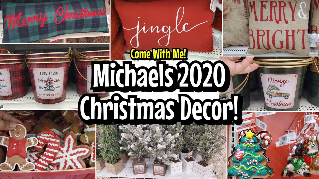 MICHAELS 2020 CHRISTMAS DECOR WALKTHROUGH COME WITH ME YouTube