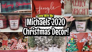MICHAELS 2020 CHRISTMAS DECOR WALKTHROUGH COME WITH ME