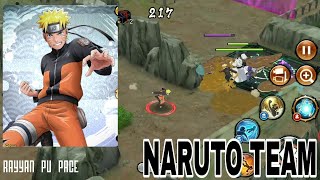 Naruto team vs Sasuke||Naruto x boruto ninja voltage