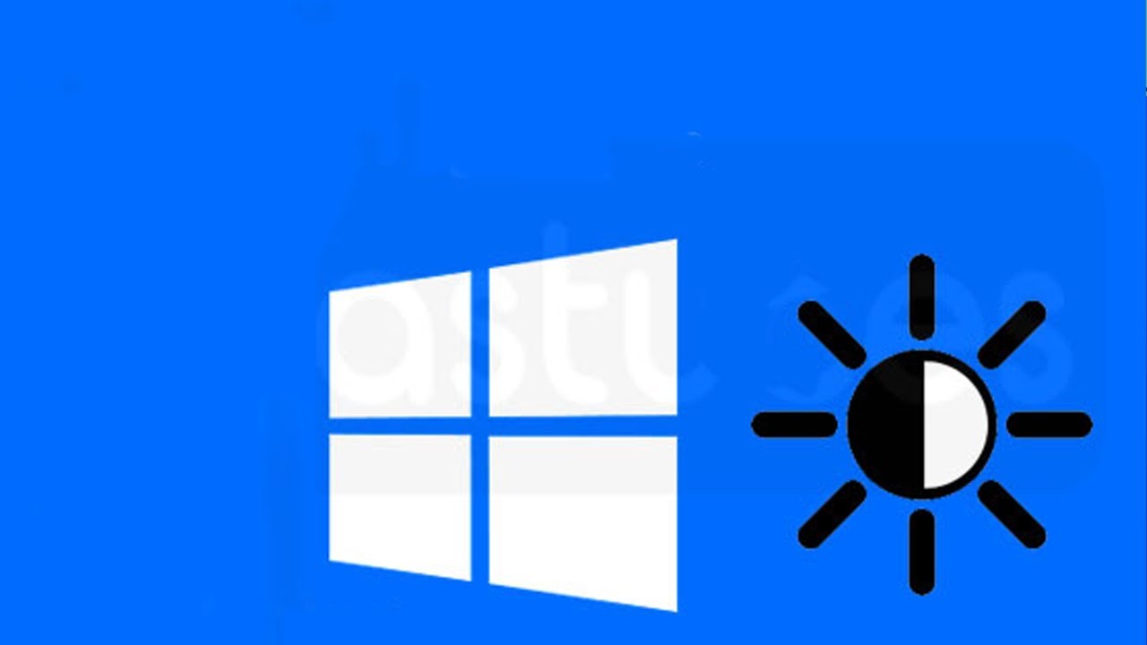Luminosite Régler le problème de luminosité Windows 10/8.1/8/7 - YouTube