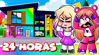 Lynela Pasa 24 Horas En Un Mundo Multicolor En Brookhaven Roblox