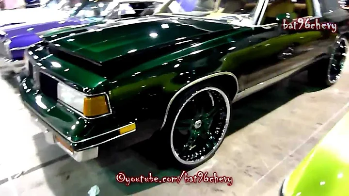 Candy Green Oldsmobile Cutlass on 24" Asantis: V103 Car Show 2011 - HD