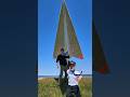 GIANT Paper Airplane VS MASSIVE CLIFF! 😱✈️ #shorts