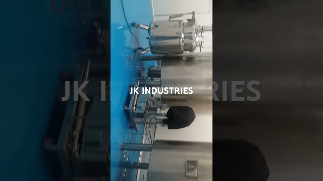 JK INDUSTRIES - LIQUID MANUFACTURING PLANT - 5000 L and 6 HEAD FILLING LINE 
