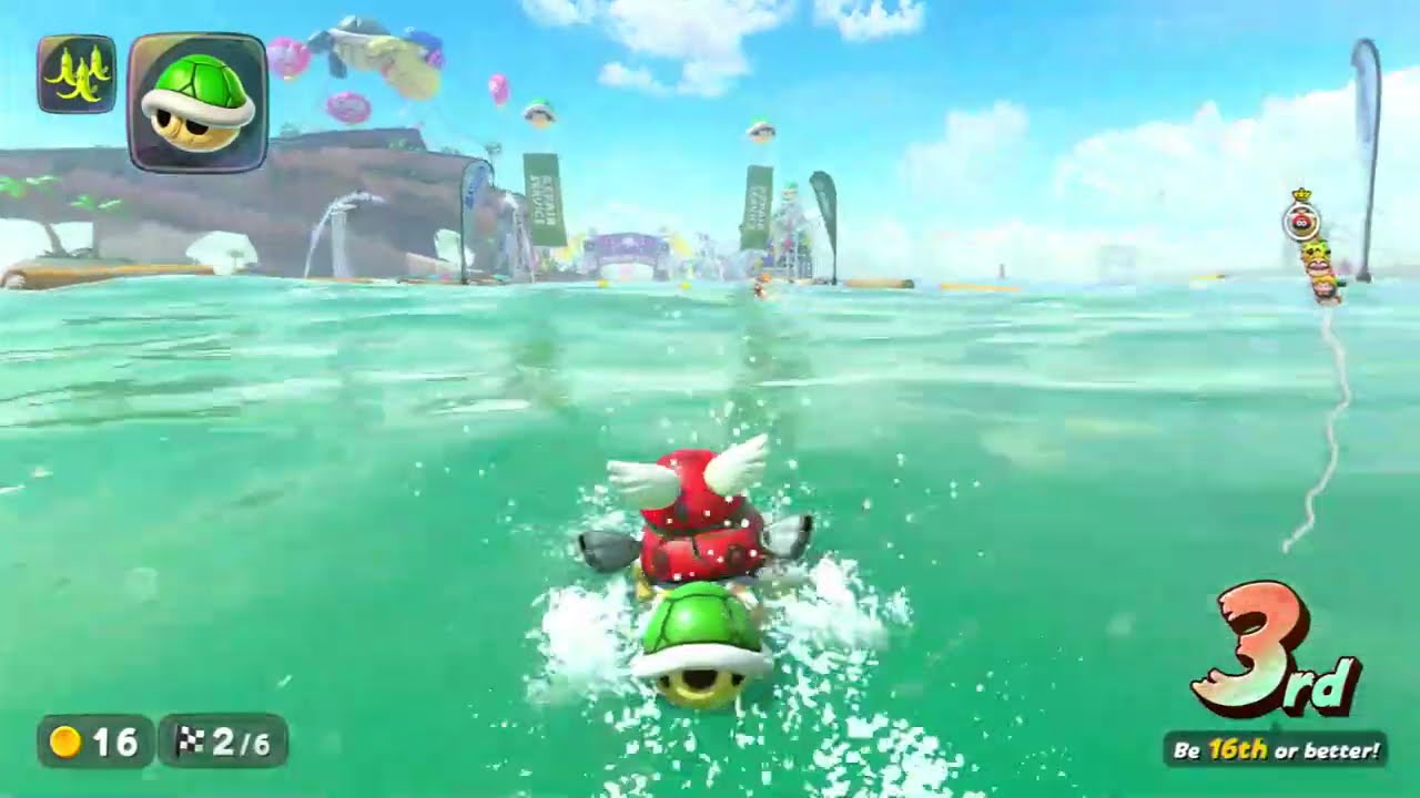 Mario Kart World }{ Knockout Tour }{ cherry rally 150cc 1 star