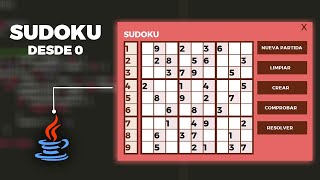 Crear un SUDOKU desde 0 en JAVA 2023