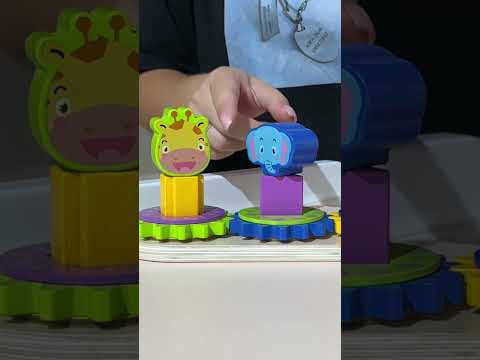 Дерев'яна логічна гра з шестернями 54532, видео 1