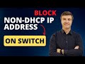 How to block manually configured IP address | Dynamic ARP Inspection | 2023