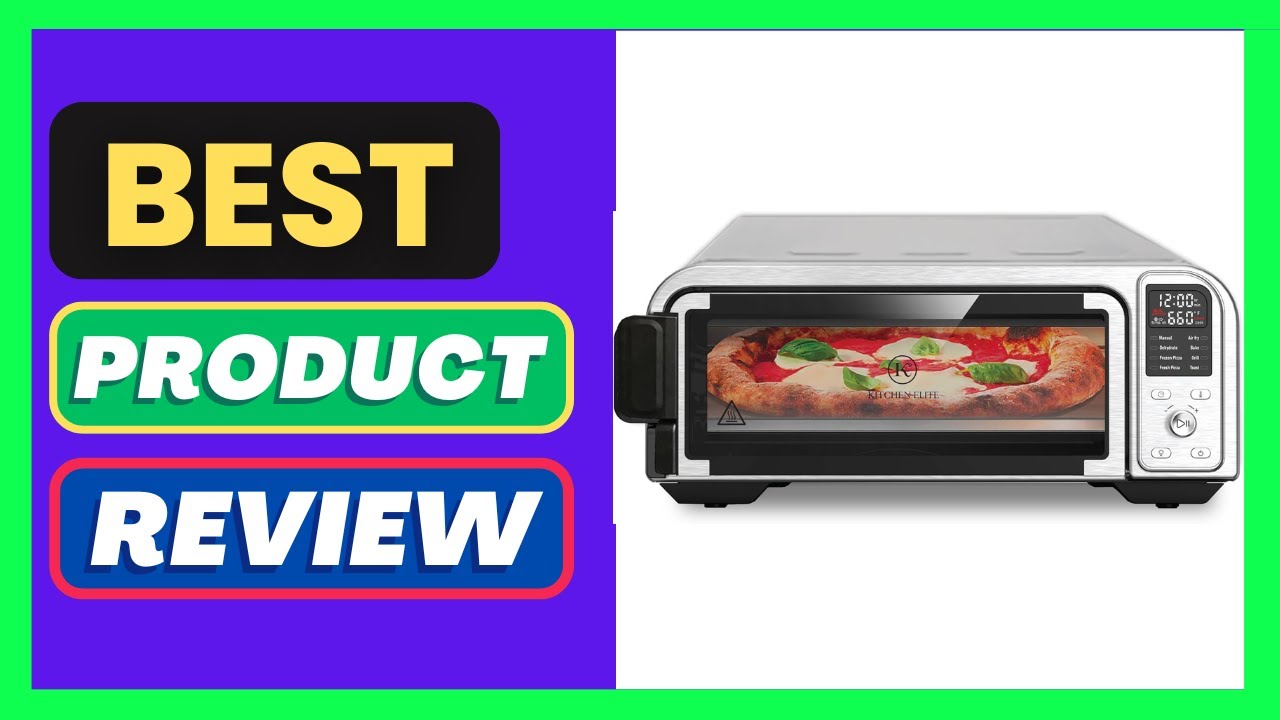 Kitchen Elite 8 in 1 Digital Toaster Oven Air Fryer Combo with Touch Panel