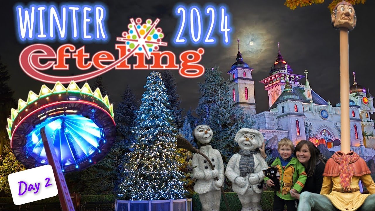 Winter Efteling 2024 on our 2nd day, Efteling in the dark is AMAZING ✨️✨️