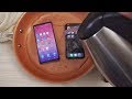 Note 9 vs iPhone X HOT Water Test! 🔥