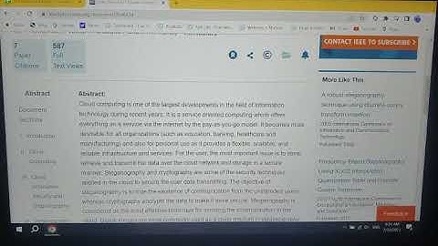 Data Security in Cloud Computing Using Steganography