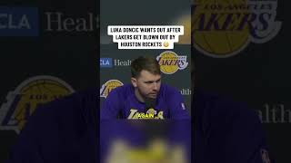 i Miss Dallas  Luka Doncic Postgame Interview  Rockets Vs Lakers