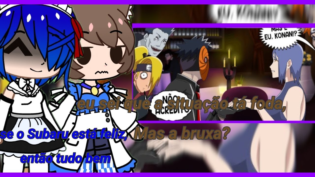 Rê:zero reagindo ao encontro do Tobi e konan (as)