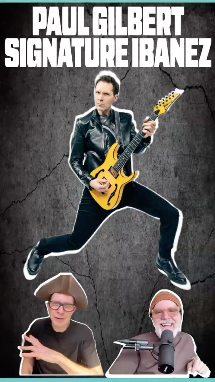 My guest is the guitar legend Paul Gilbert of Racer X, Mr Big on