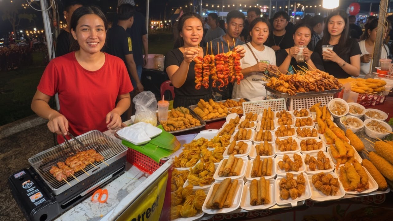 This Is What Real Asian Street Food Looks Like at Night 🌙🔥