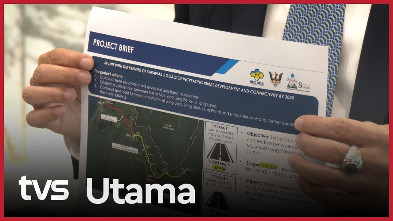 Projek jalan MMMLL buka akses baharu ke Mulu, pacu pembangunan utara Sarawak  | TVS