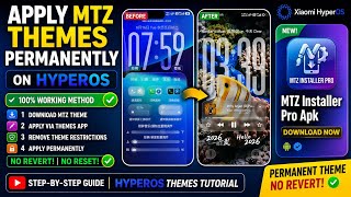 How to Apply MTZ Themes Permanently on HyperOS 2026 🔥 100% Working | No Root | No Revert screenshot 3
