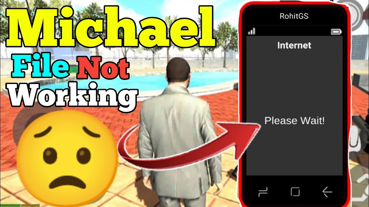 MICHAEL FILE NOT WORKING 😭 IN INDIAN BIKES DRIVING 3D || MICHAEL FILE ...