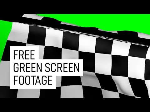 Free Checkered Flag Animation with Green Screen