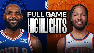 Full Philadelphia 76ers vs New York Knicks Full Game Highlights | Oct 25, 2026 NBA Update